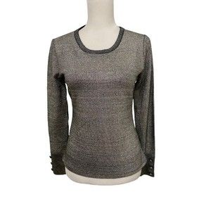 L'AGENCE Gray Crew Neck Sweater